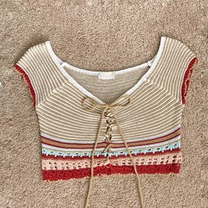 Altar’d State Crochet Knit Crop Top